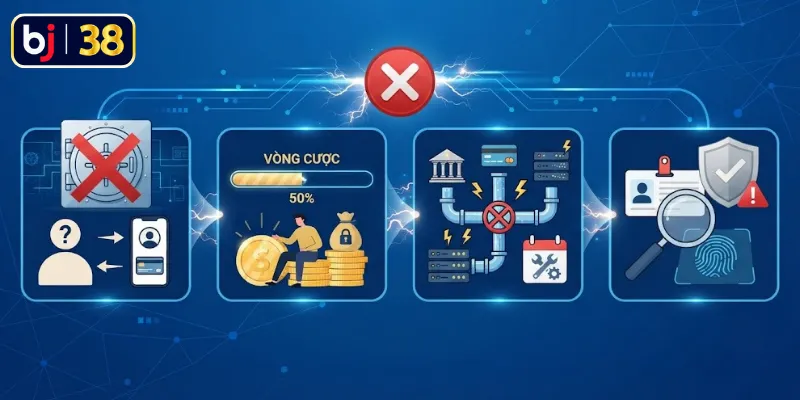 4 nguyên nhân khiến BJ38 không rút được tiền