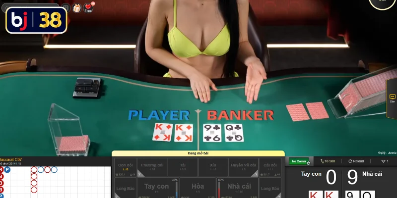 Các trò chơi nổi bật tại sảnh casino BJ38