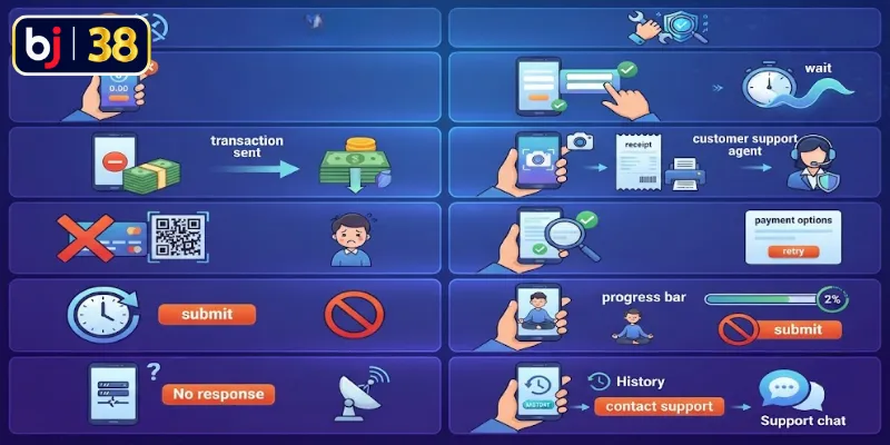 Hướng xử lý khi BJ38 không nạp được tiền