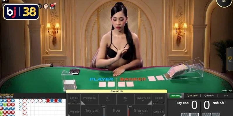 Luật chơi Baccarat BJ38 cơ bản bạn cần nắm rõ